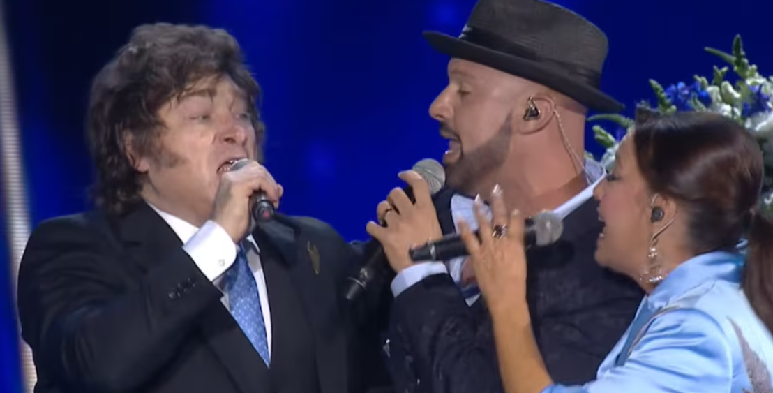 Javier Milei cantó “Libre” en la ceremonia por la independencia de Israel | Internacionales