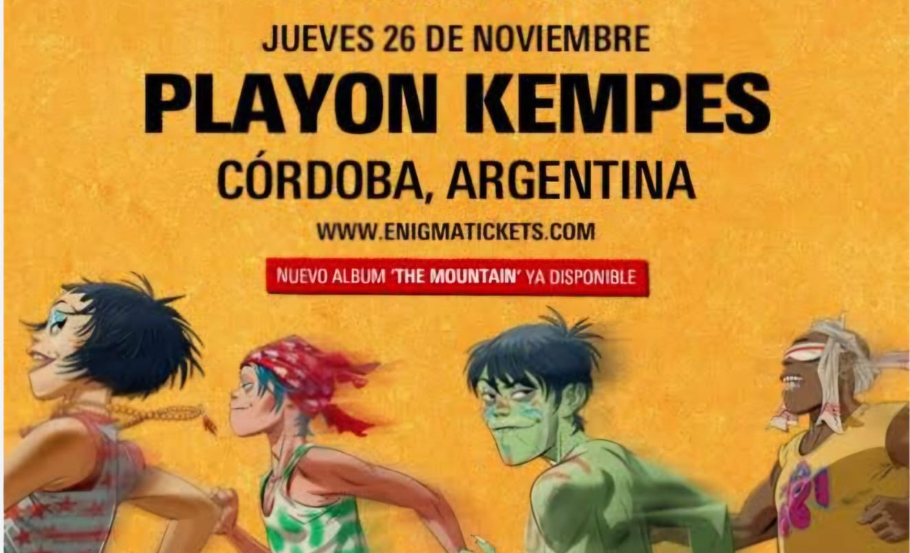 Gorillaz al Kempes: inédito, la banda británica presentará “The Mountain Tour” en Córdoba | Espectáculos