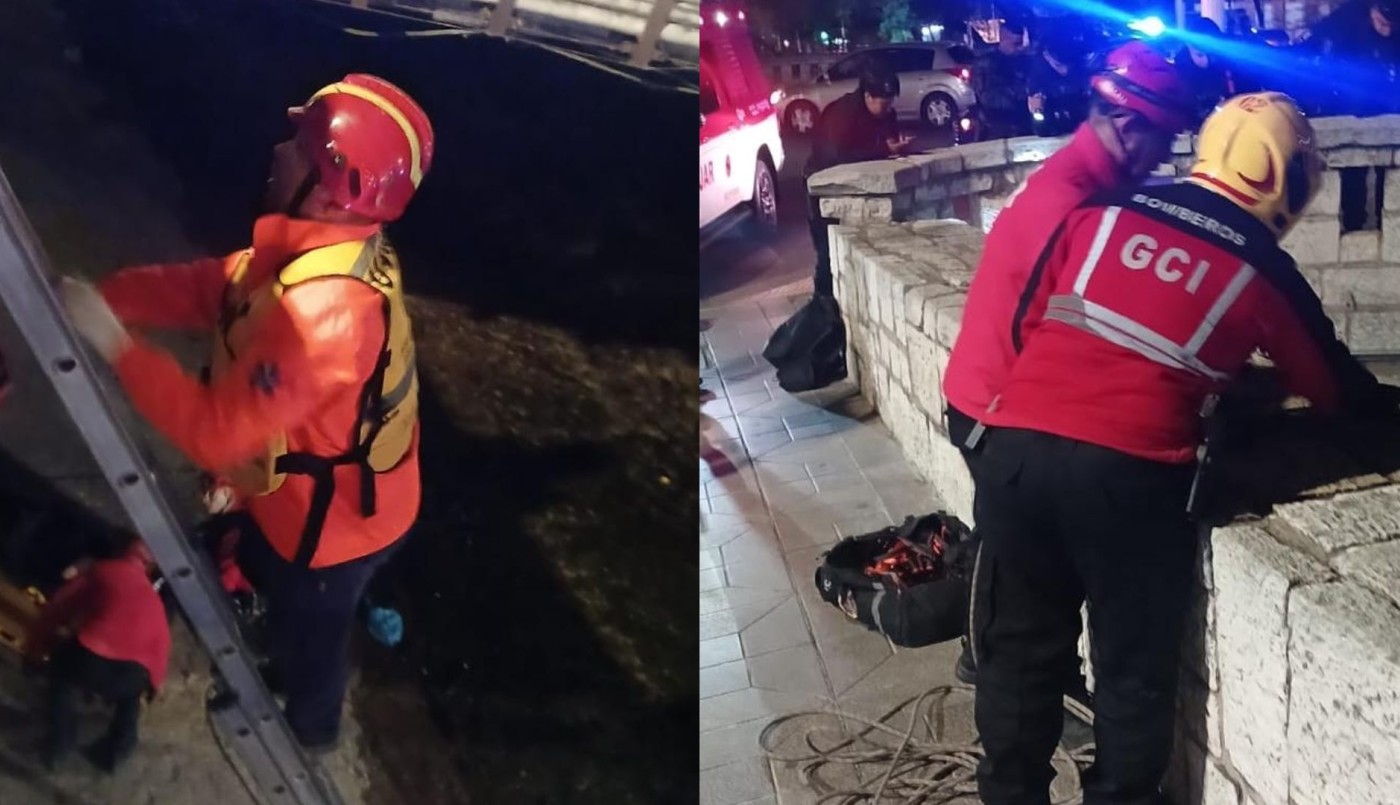 Rescataron a un hombre que cayó a la Cañada durante la madrugada en pleno Centro | Córdoba
