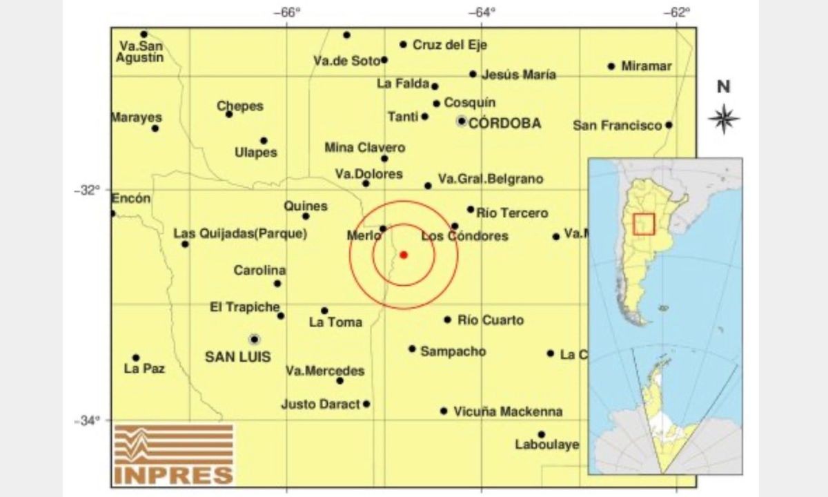 Susto en Córdoba: dos sismos de hasta 3,9 grados despertaron a los vecinos | Córdoba