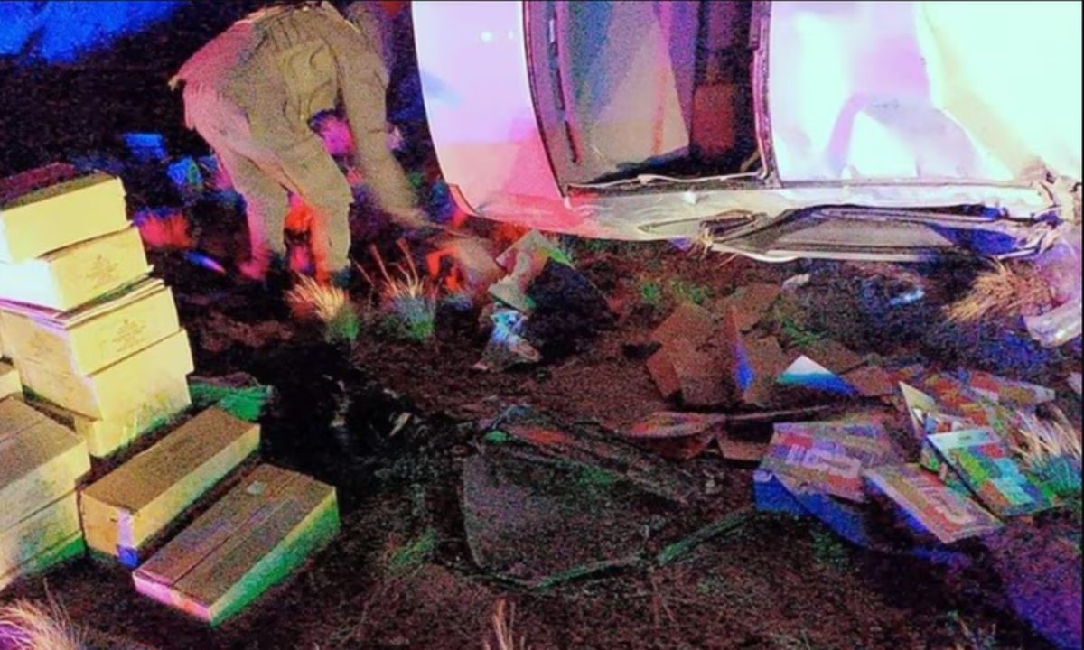 Volcó tras una persecución policial mientras intentaba contrabandear figuritas | Actualidad