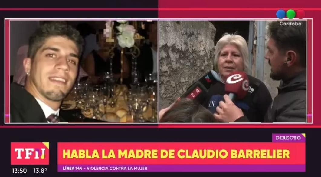 “Yo lo crié bien, le di lo que pude dentro de mis posibilidades; no sé en qué se convirtió”, dijo la madre de Claudio Barrelier. | Córdoba