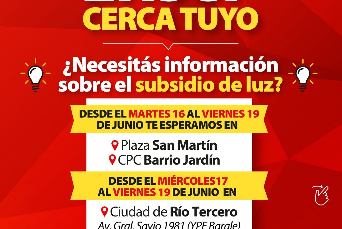 ERSeP refuerza asesoramiento para acceder a subsidios energéticos en Córdoba | Servicios