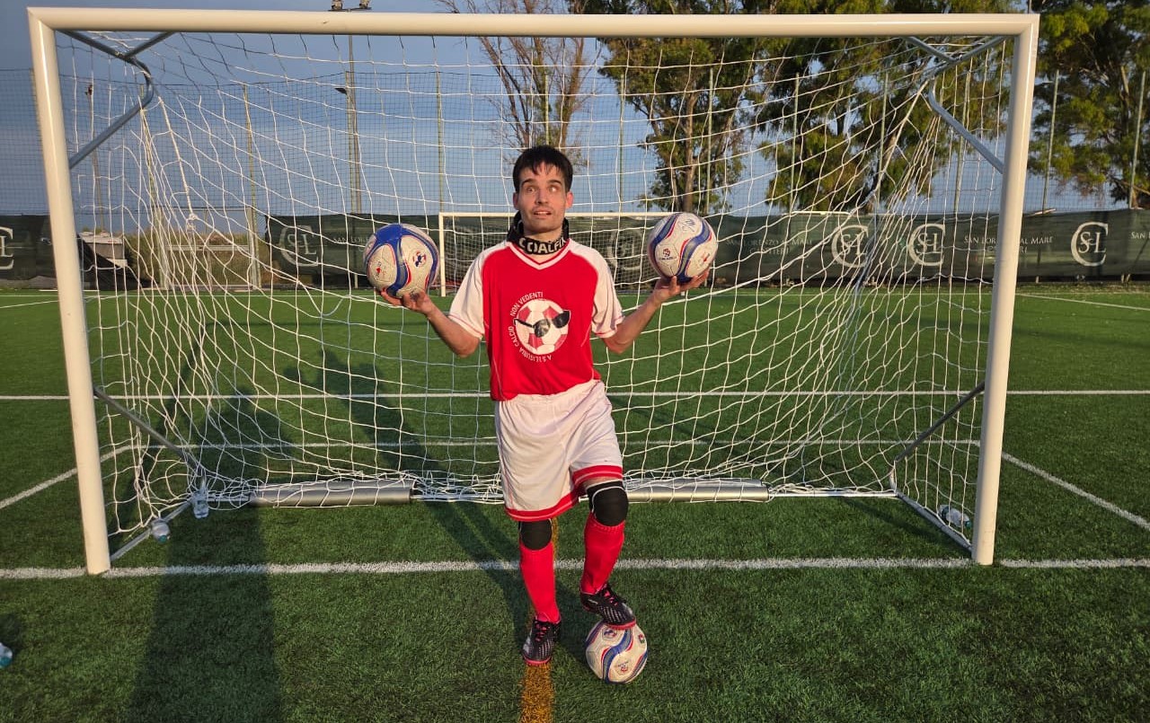 Gastón Gaviglio hace historia: primer argentino en el calcio para ciegos | Deportes