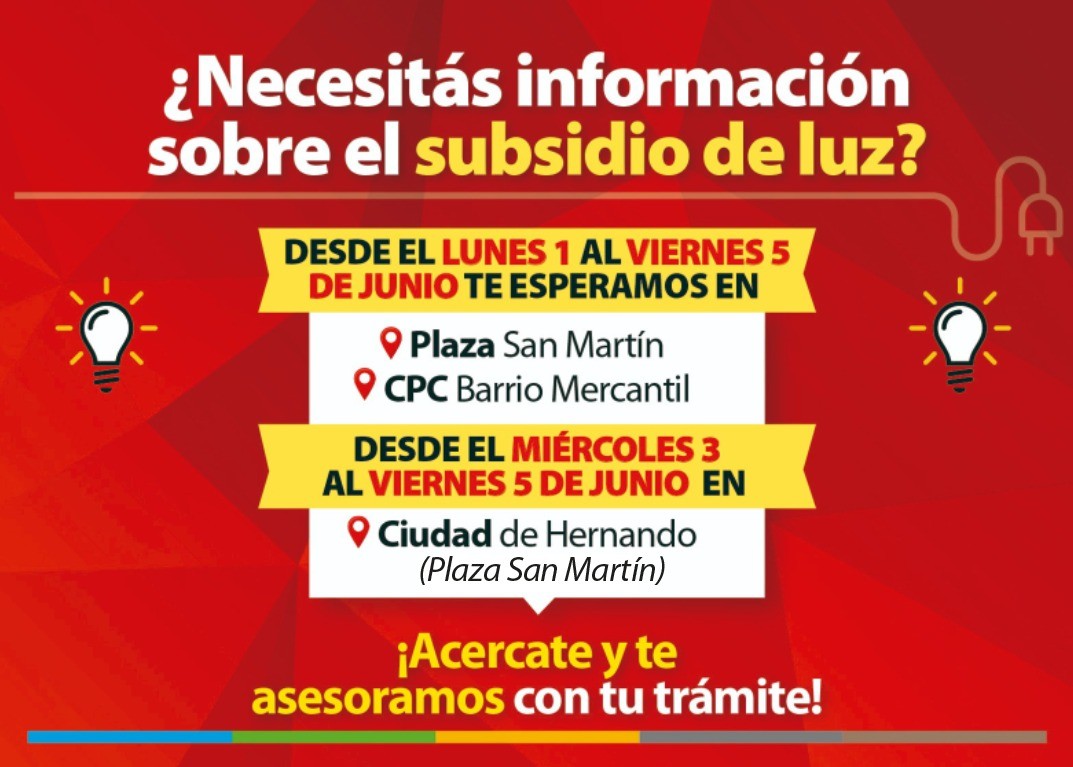 ERSeP intensifica operativos para inscribirse a subsidios energéticos en Córdoba | Servicios
