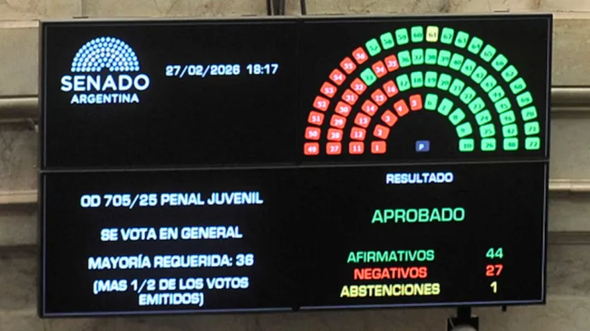 El Senado aprobó la Ley Penal Juvenil y baja la edad de imputabilidad a 14 años | Política y economía