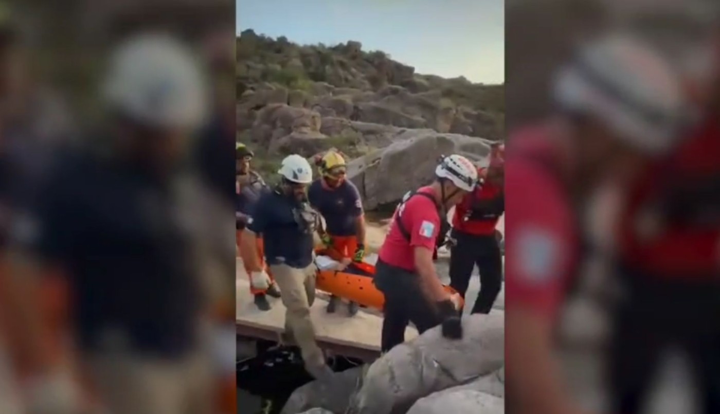 Intenso operativo: rescataron a una mujer con parálisis en una zona de difícil acceso | Córdoba