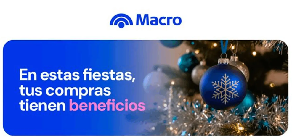Banco Macro tiene los mejores beneficios en las fiestas de navidad y año nuevo | Contenido Patrocinado
