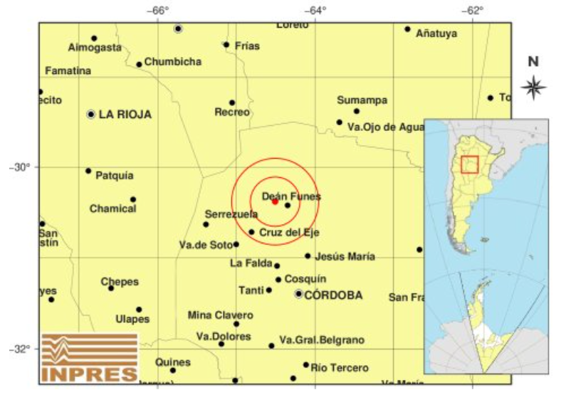 Temblor en Córdoba: un sismo de 3,9 grados se sintió en la capital y el norte provincial | Córdoba