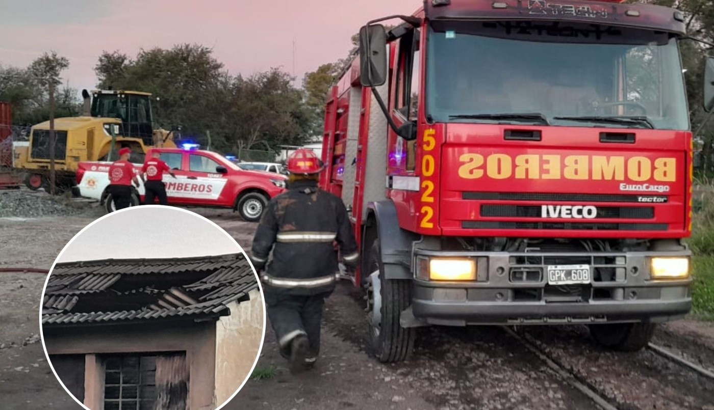 Incendio en un depósito ferroviario de Alta Córdoba: solo hubo daños materiales | Córdoba