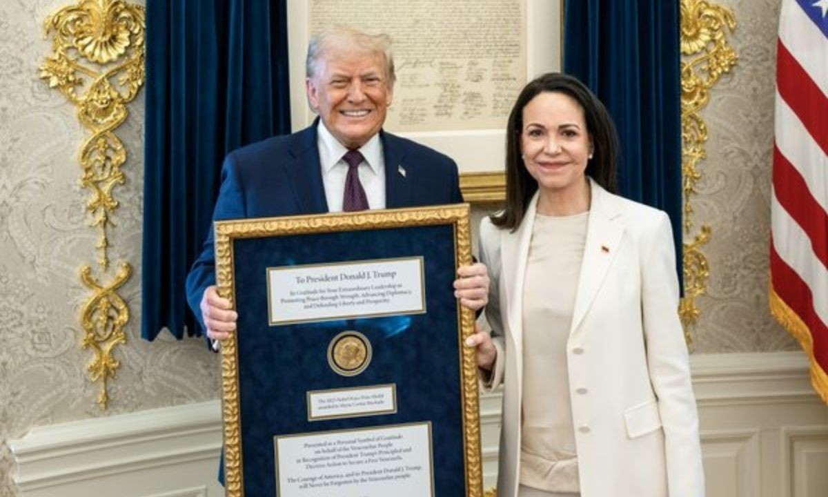 María Corina Machado le entregó su Premio Nobel de la Paz a Donald Trump | Internacionales