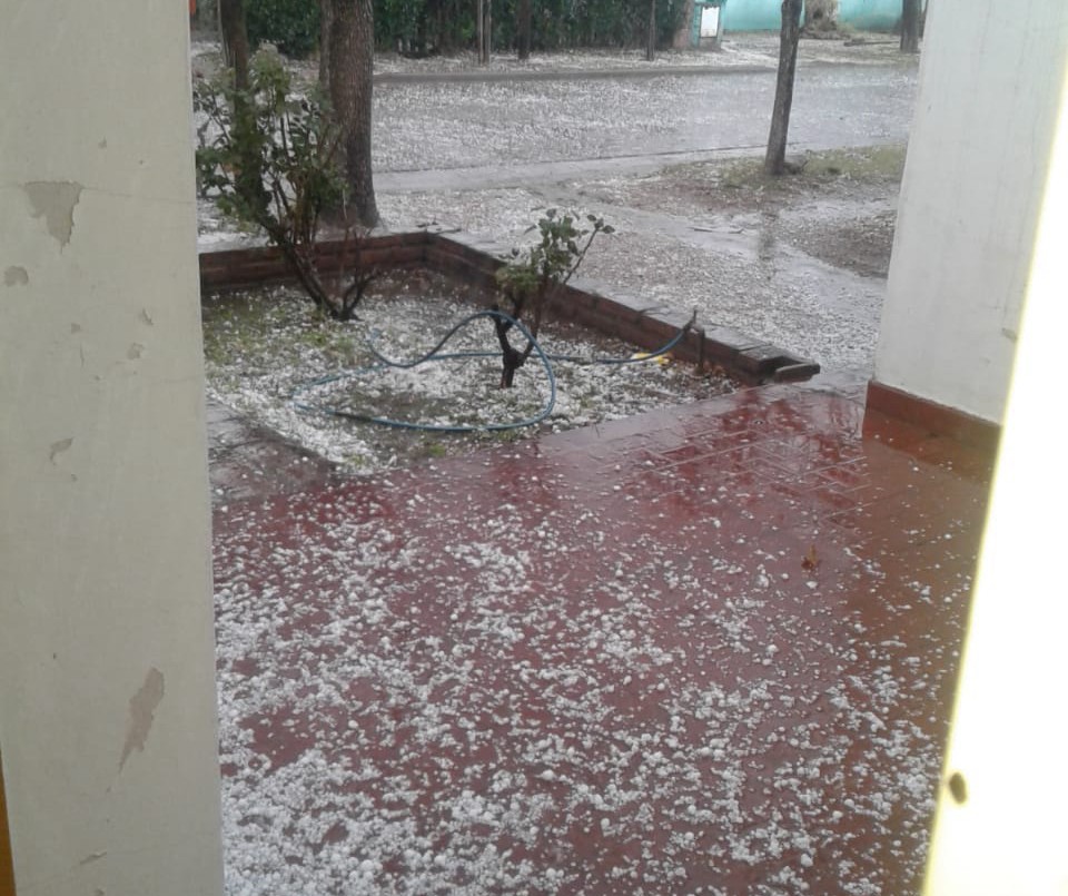Granizo en Totoral y alerta meteorológico por tormentas fuertes | Telefe Noticias