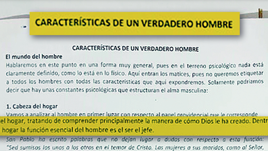Escándalo en Córdoba por un texto escolar machista: "Dentro del hogar, la función del hombre es ser el jefe" | Telefe Noticias