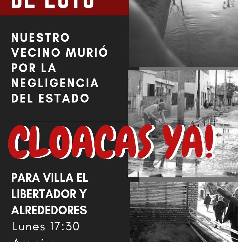 Hundimientos en Villa el Libertador: convocan a la "marcha del luto" | Córdoba