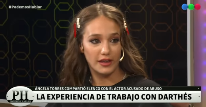 Ángela Torres habló sobre cómo fue trabajar con Juan Darthés: "Yo no le creía y me sentía muy incómoda" | Espectáculos