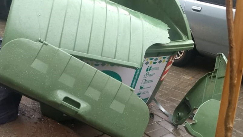 Volvieron a vandalizar contenedores: Usalos bien y cuidá tu ciudad | Contenido Patrocinado