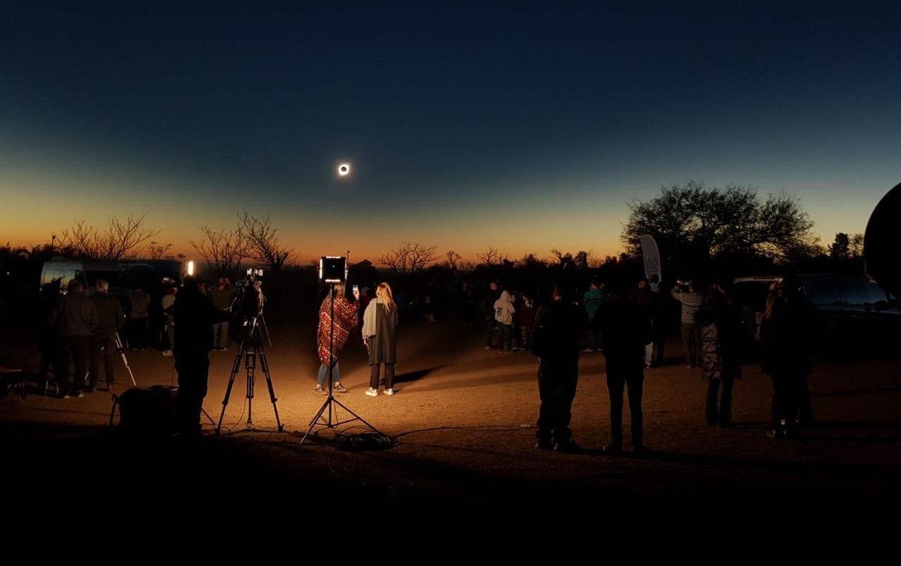 Así se vió el eclipse en La Población, Traslasierra | Córdoba