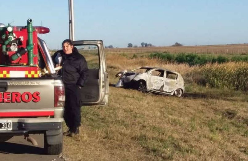 Tres muertos en un choque con incendio en la autovía 19 | Actualidad