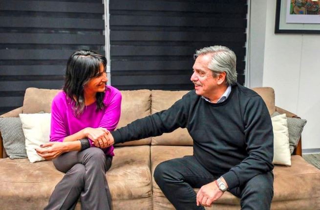 Alberto Fernández recibió en Buenos Aires a Natalia de la Sota | Elecciones Legislativas 2021