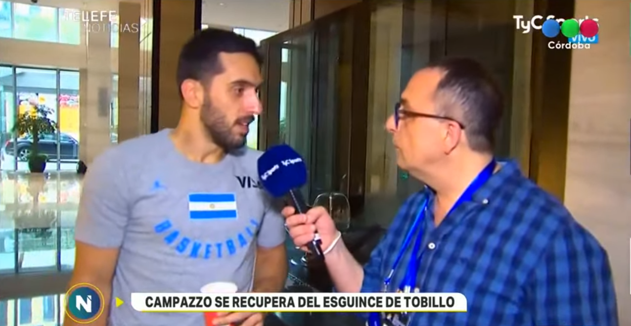 Campazzo habló de su esguince que lo pone en duda en la Selección | Deportes