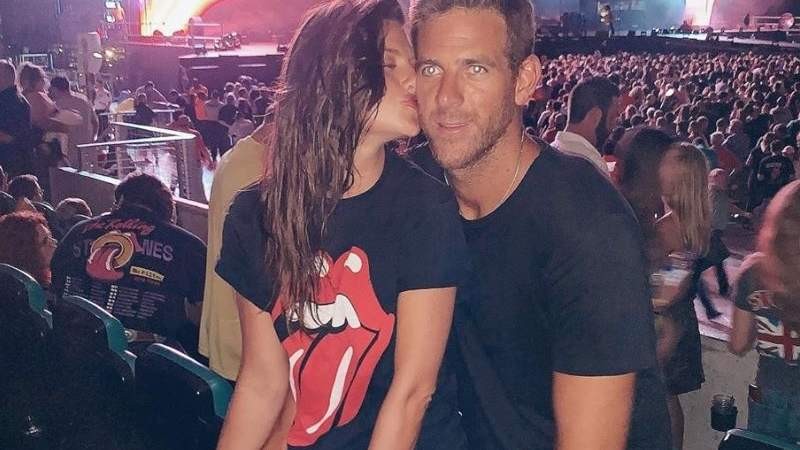 Del Potro y Jujuy Jiménez, muy enamorados en el recital de los Rolling Stones | Espectáculos