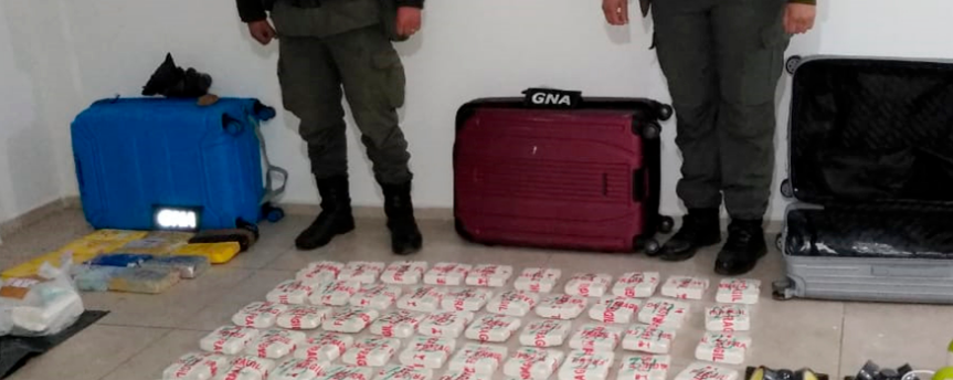 Gendarmería incautó 70 kilos de cocaína y desarticuló una presunta banda narco | Córdoba