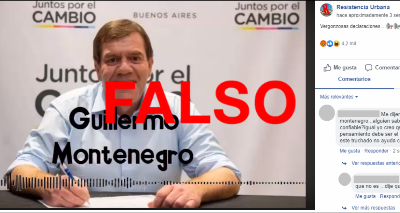 No es Montenegro quien afirma que “los negros” votaron al kirchnerismo porque “quieren asado y vino de cajita” | Elecciones Legislativas 2021