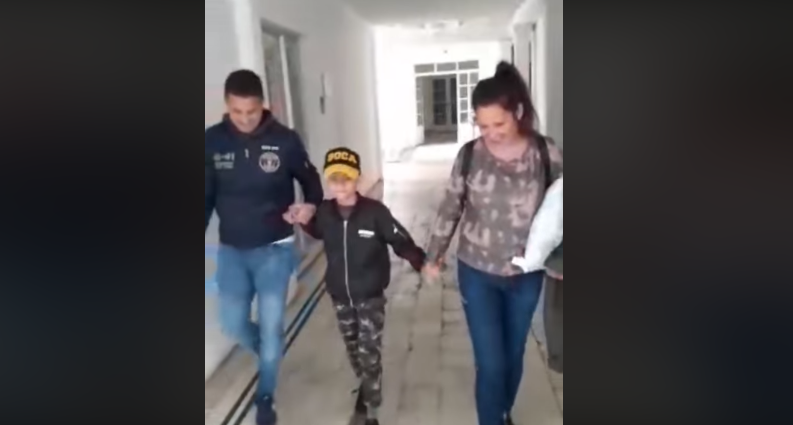 Benjamín, el nene herido en la cabeza por una bala perdida, vuelve a su casa | Actualidad