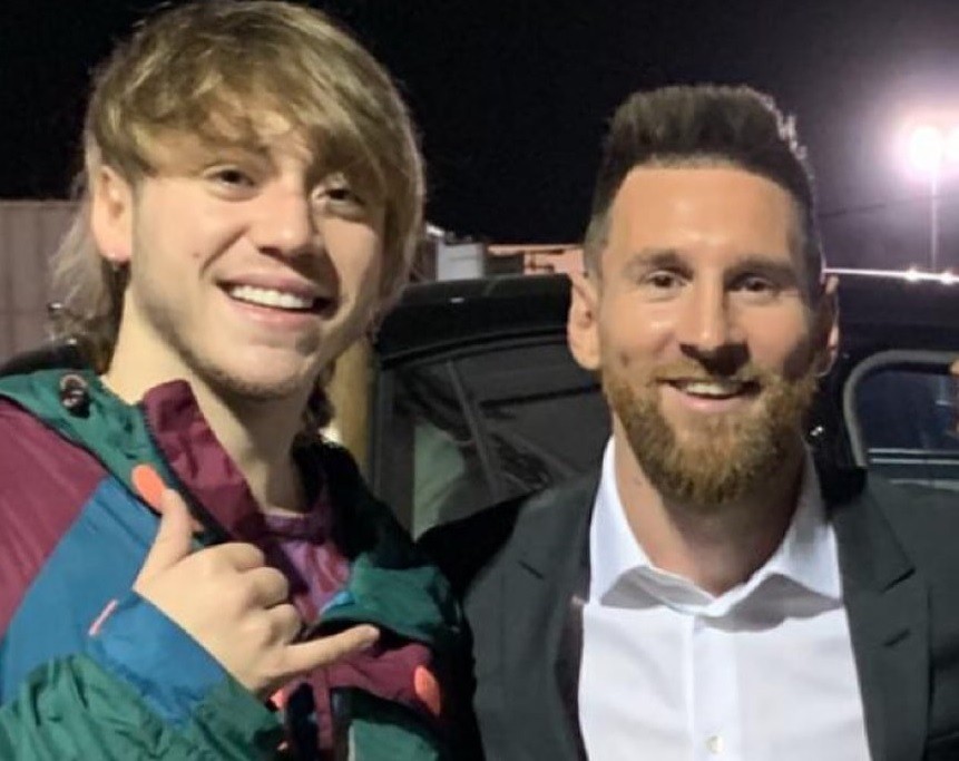 Paulo Londra, emocionado al conocer a Lionel Messi | Espectáculos