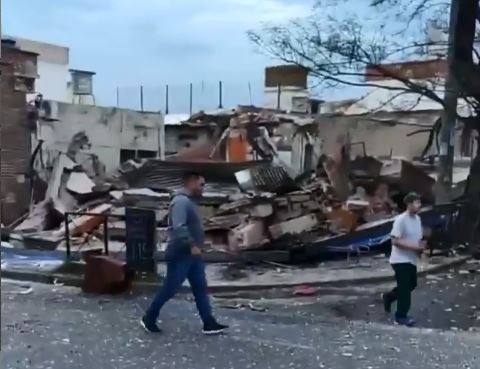 VIDEO: los instantes posteriores a la explosión en Barrio Parque Capital | Córdoba