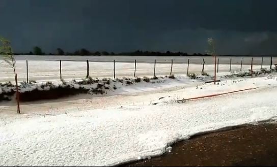 VIDEO: impactante pedrea en el sur provincial | Córdoba