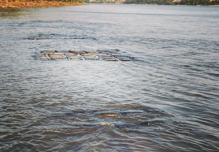 Por la bajante del río Paraná, quedó a la vista el túnel subfluvial que une Santa Fe y Entre Ríos | Actualidad