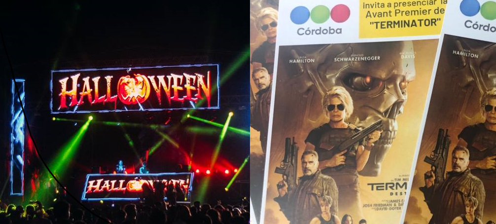 #GANADORES: Para Avant Premiere de Terminator y la Fiesta Halloween | Espectáculos