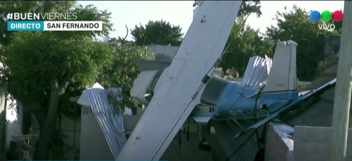 Buenos Aires: una avioneta cayó sobre una casa en San Fernando | Actualidad