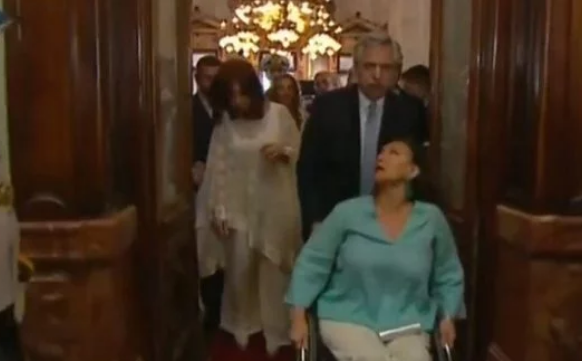 El gesto de Alberto Fernández con Gabriela Michetti al llegar al Congreso | Política y economía