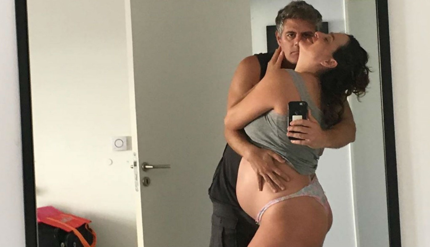 La foto íntima de Mike Amigorena y su pareja Sofía embarazada de 8 meses | Espectáculos
