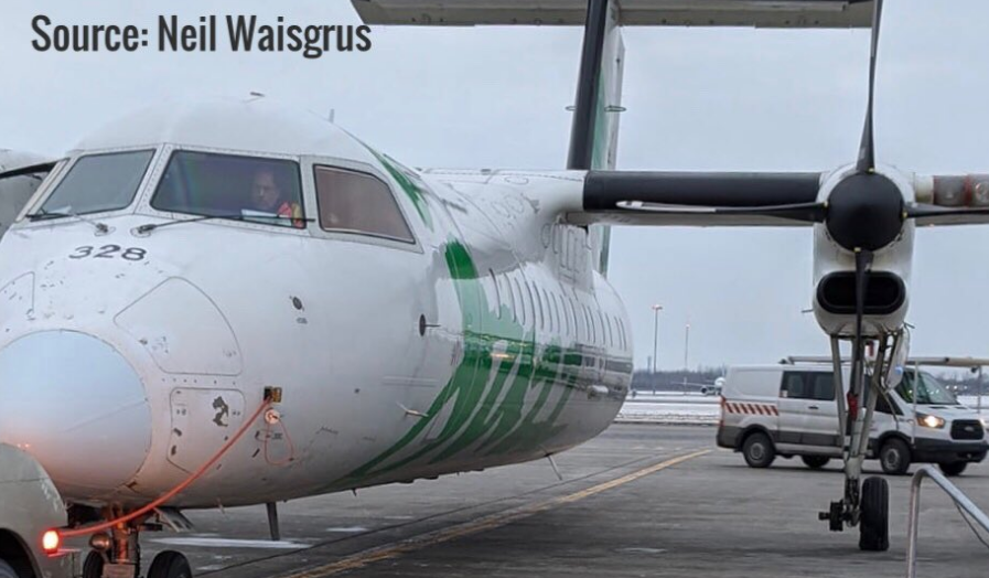 VIDEO DRAMÁTICO: el momento en que se desprende una rueda durante el despegue de un avión | Curiosidades