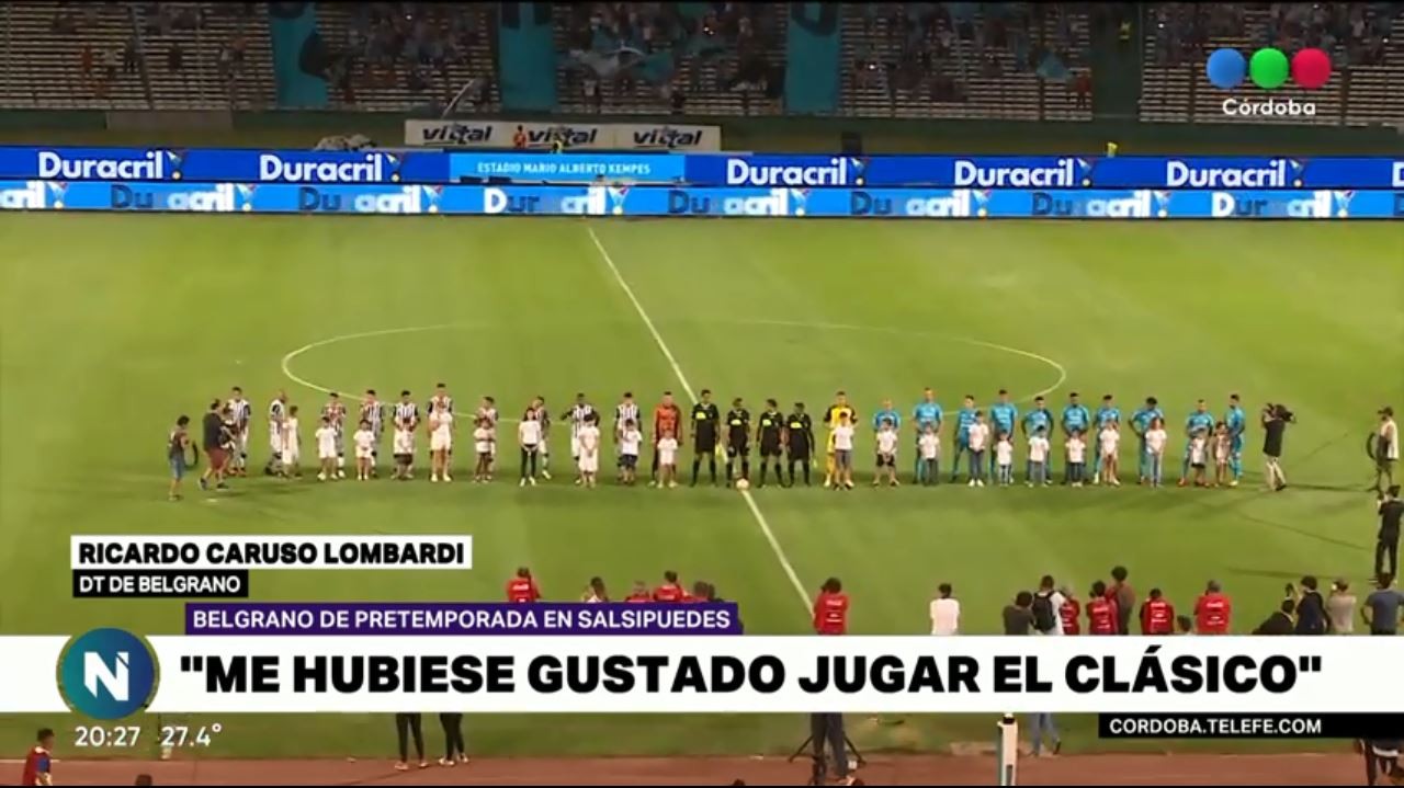 Caruso Lombardi: "Me hubiera gustado jugar el clásico contra Talleres" | Deportes