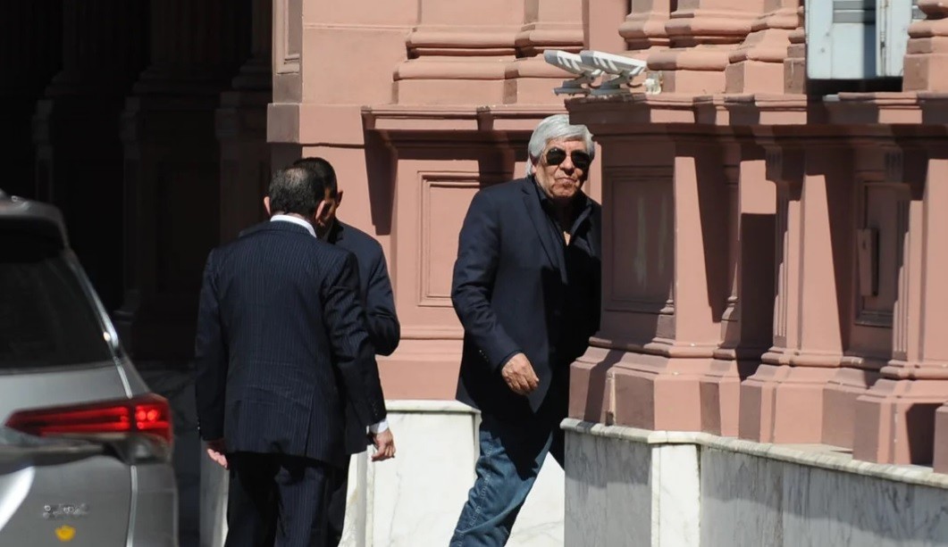 Alberto Fernández recibió a Hugo Moyano en Casa de Gobierno | Política y economía