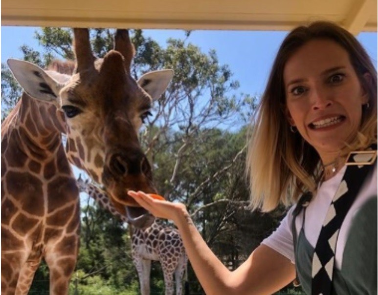 Luisana Lopilato, junto a una jirafa: "Terminamos las dos posando muy sexys" | Espectáculos