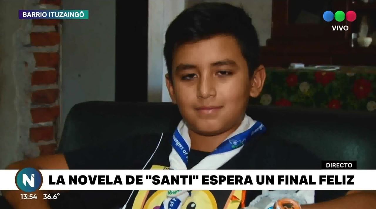 Santi de 11 años superó una leucemia, escribía un libro y le robaron todo | Córdoba