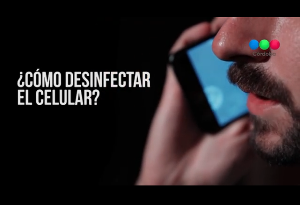 VIDEO: cómo desinfectar el celular en tiempos de coronavirus | Redes