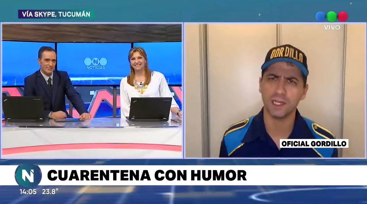 Imperdible: El Oficial Gordillo le pone humor a la cuarentena | Espectáculos