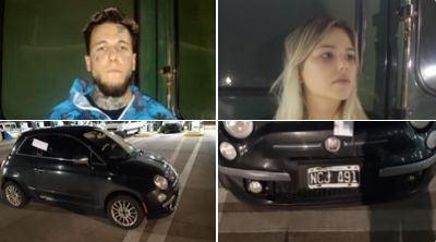 FOTOS: asi detuvieron a Alexander Caniggia y su novia, está en prisión domiciliaria por violar la cuarentena | Actualidad