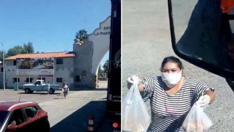 VIDEO: una familia recibe a los camioneros con vianda y presta su casa para ducharse | Actualidad