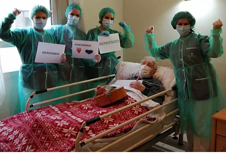 Coronavirus con final feliz: un anciano de 98 años se curó y volverá a su casa | Internacionales