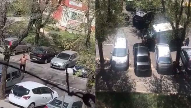 VIDEO: dijo que tenía coronavirus y amenazó con catanas a la policía | Internacionales