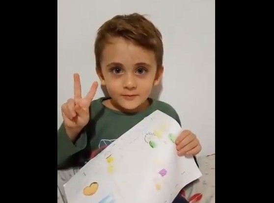 "Alberto te amo" el tierno mensaje de un nene de 4 años vía Twitter para el Presidente | Redes