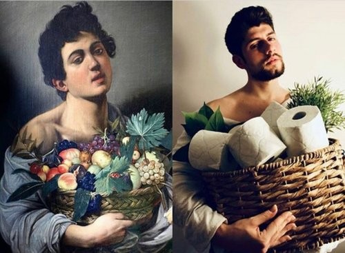 La convocatoria a imitar célebres obras de arte sigue siendo furor en tiempo de aislamiento | Curiosidades