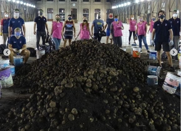 De jugar al rugby a convertirse en embolsadores de papas | Deportes